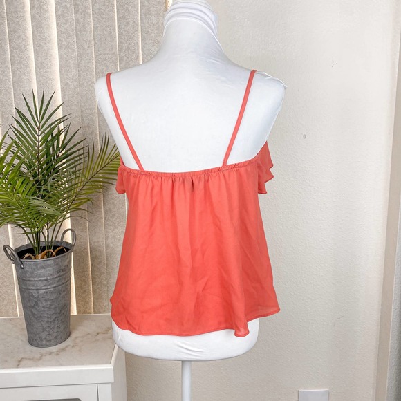 Living Doll Ruffle Spaghetti Strap Top Size Medium - Picture 4 of 6